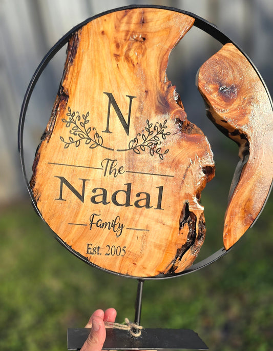 Family last name- Personalized monogram home decor (Custom)