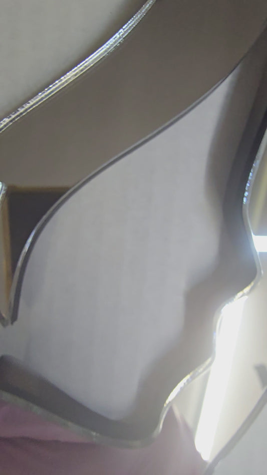 Custom Layered Beauty Salon Logo| mirror layered sign