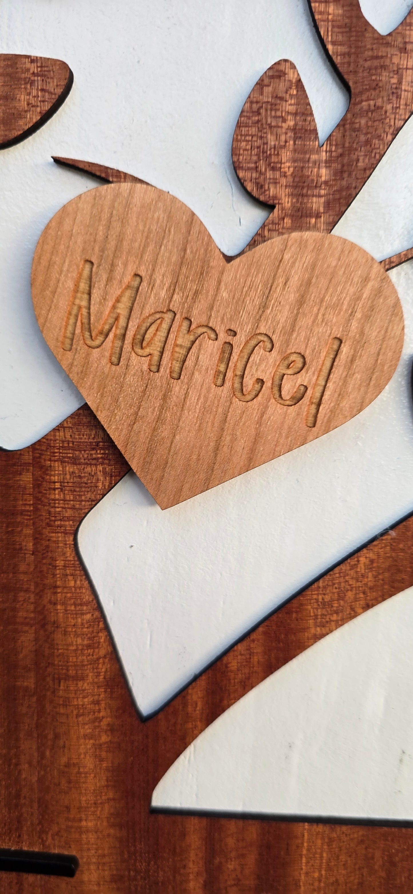 Wooden family tree sign, Personalized mothers day gift, grandma gift, tree of life, custom laser engraved, 3D laser cut sign, acrylic sign
